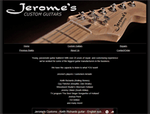 Tablet Screenshot of jeromescustoms.com